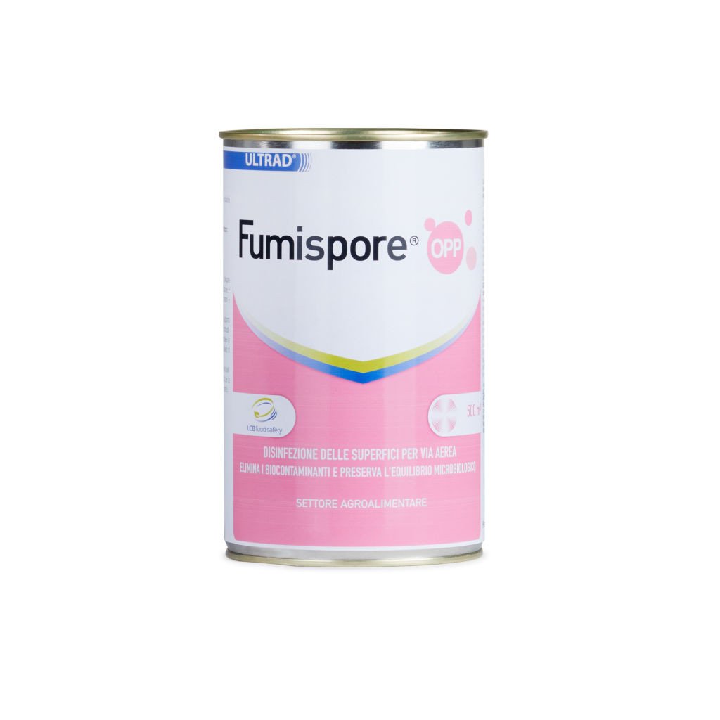 Disinfettante Fumispore OPP – Elimina fino al 99,99% batteri, muffe, lieviti e funghi – per volumi di 500 – 1000 m3