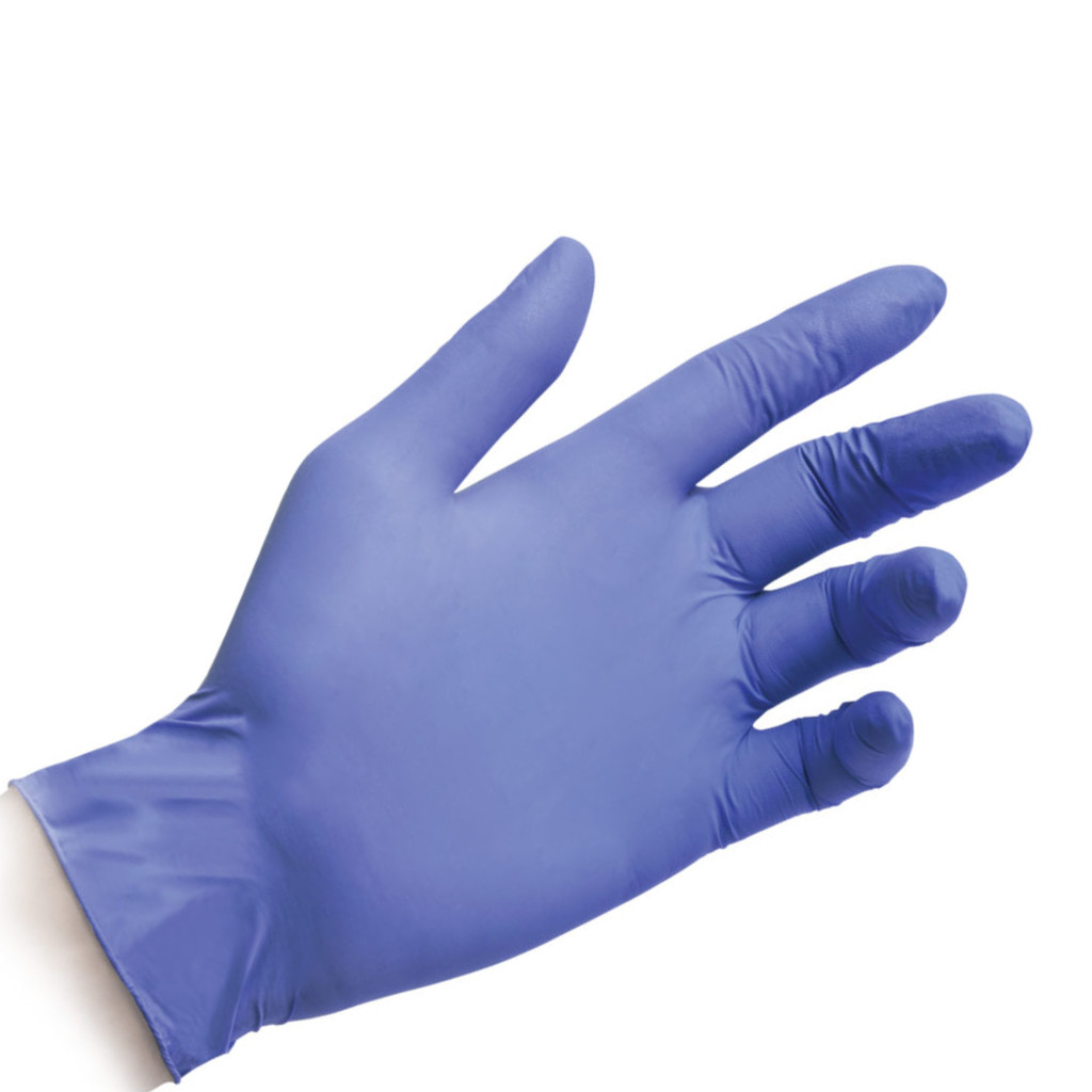 Powder free nitrile gloves...