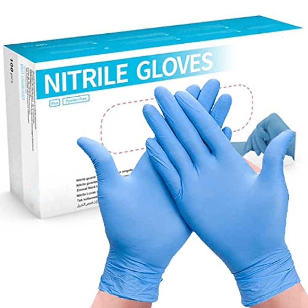 Blue nitrile gloves - 100...